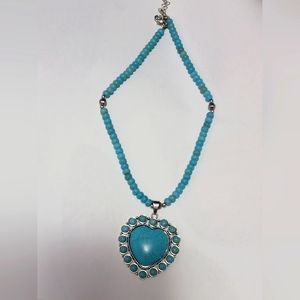 Turquoise Heart Necklace